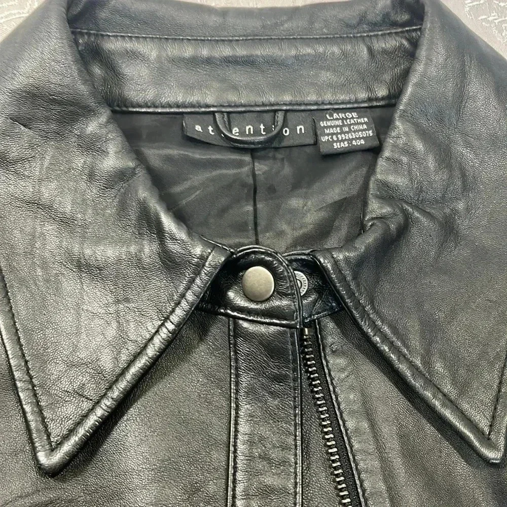 Attention leather jacket L - Picture 5 of 16